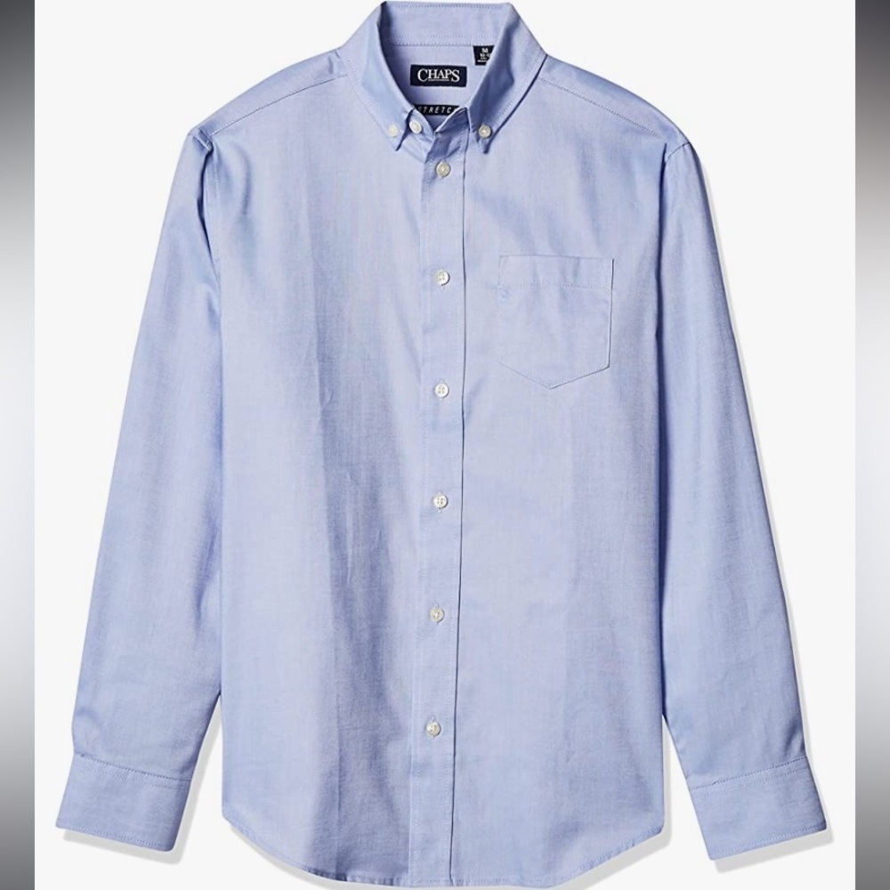 New Boys 4-20 Chaps Long Sleeve
Stretch Oxford size 8